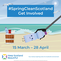 Keep Scotland Beautiful Spring Clean 2024 poster