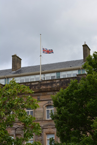 Flag at half-mast