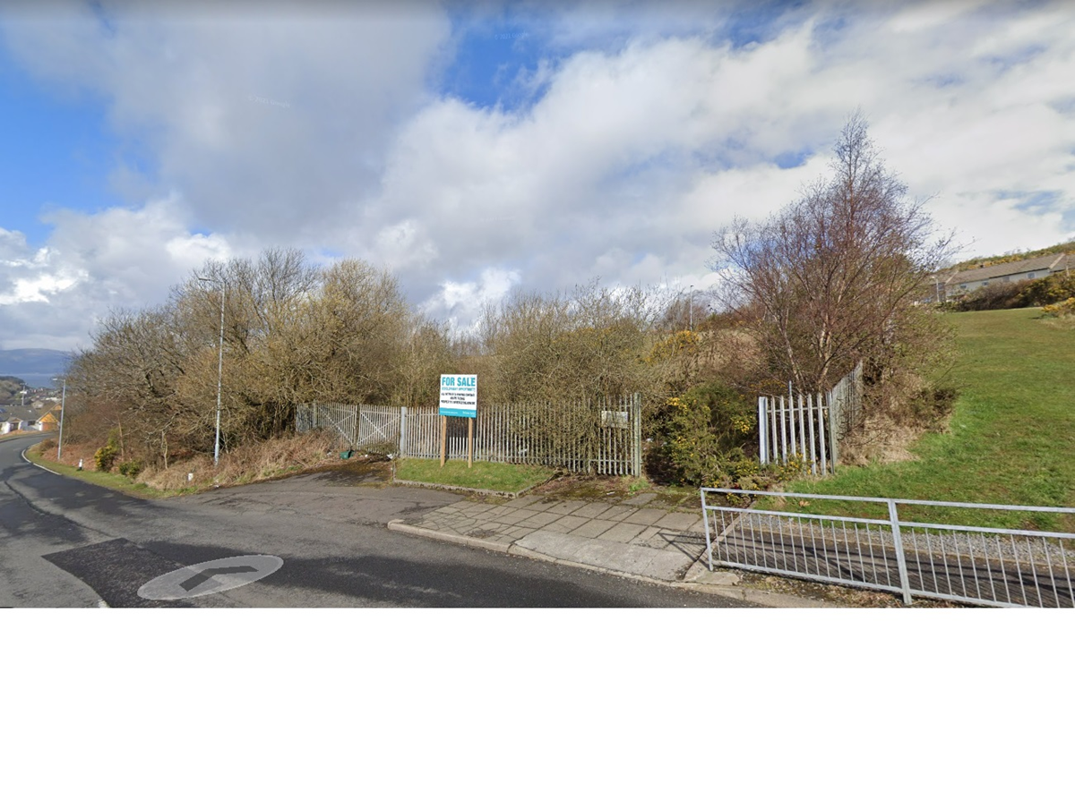 Site of former Holy Cross PS, Greenock