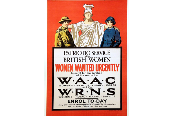 Patriotic Service for British Women - W.A.A.C. / W.R.N.S. - 1996.100.17 ©McLean Museum and Art Gallery, Greenock.