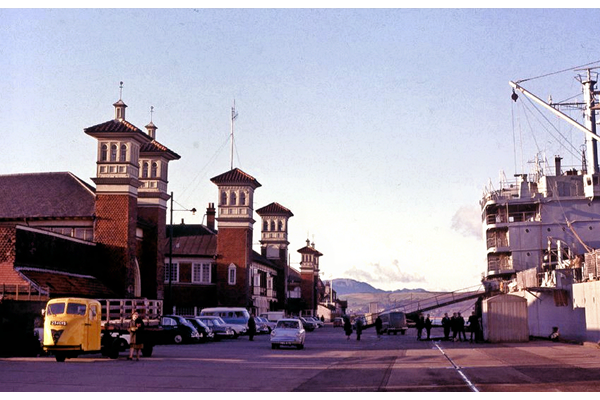 Princes Pier, Greenock 1968 by Eugene Jean Méhat - Copyright McLean Museum and Art Gallery