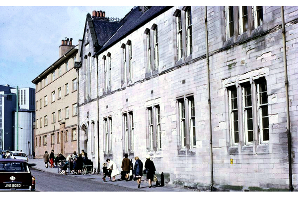 East Shaw Street, School, Greenock 1968 by Eugene Jean Méhat - Copyright McLean Museum and Art Gallery