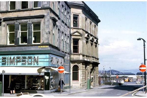 Wallace Place and Hamilton Street, Greenock by Eugene Jean Méhat - Copyright McLean Museum and Art Gallery