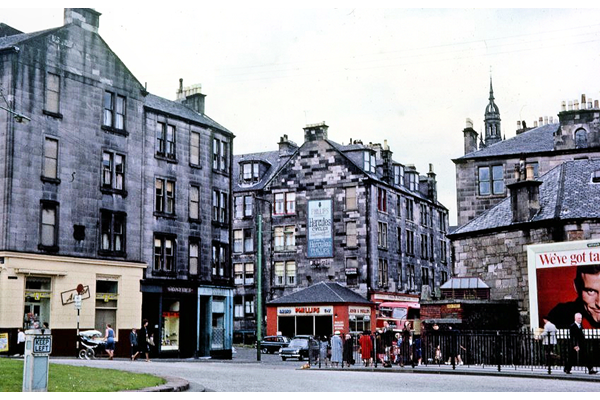 The junction of Kilblain Street, High Street and Inverkip Street, Greenock by Eugene Jean Méhat - Copyright McLean Museum and Art Gallery