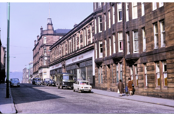 Roxburgh Street, Greenock 1968 by Eugene Jean Méhat - Copyright McLean Museum and Art Gallery