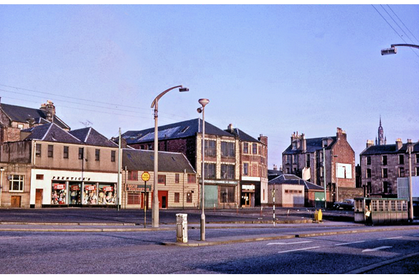 Dalrymple Street and Hunter Street, Greenock 1966 by Eugene Jean Méhat - Copyright McLean Museum and Art Gallery