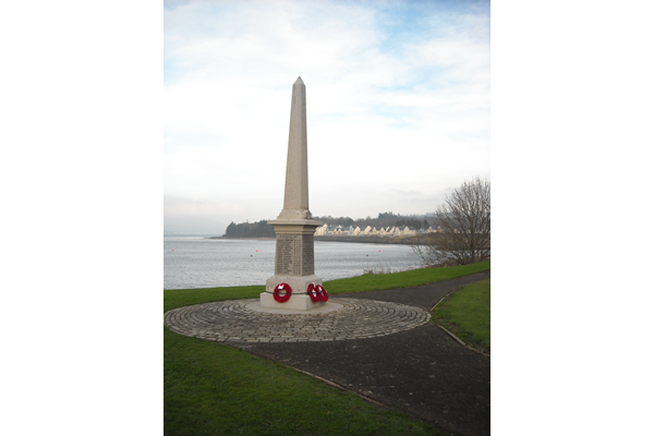 This memorial is located in Inverkip at the A78 lay-by.