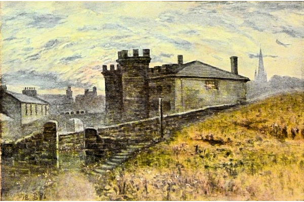 The Old Prison, Bank Street, Greenock - Watercolour on paper - 29.5 x 44.5 cm - 1886 -  1977.756 ©McLean Museum and Art Gallery, Greenock