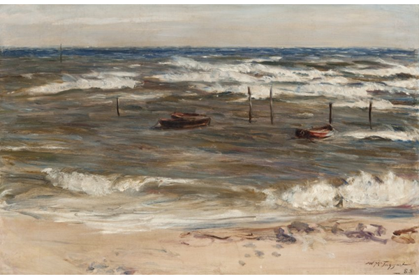 Carnoustie - Oil on canvas - 60.8 x 91.5 cm - 1885 - 1977.989 © McLean Museum and Art Gallery, Greenock