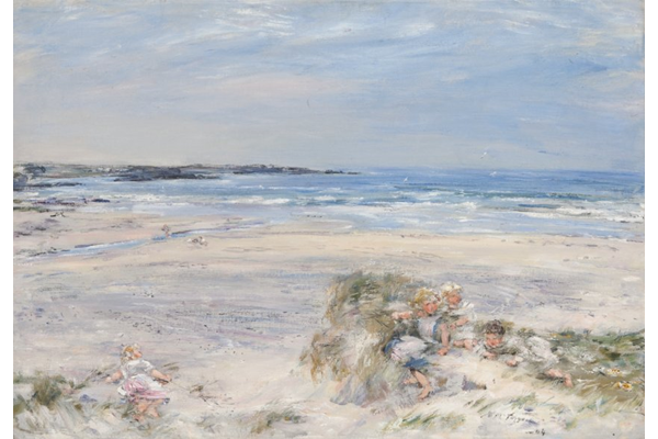 Where the Birnie runs down to the Sea, Machrihanish - Oil on canvas - 59 x 84.2 cm - 1904 - 1977.988 © McLean Museum and Art Gallery, Greenock