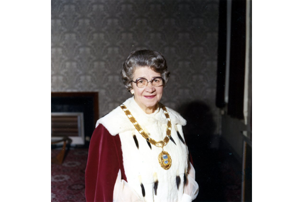 Elizabeth Martin (1905-1989), Provost of Greenock 1974-1975 - Bromide print on paper - R27336.4 - ©McLean Museum and Art Gallery, Greenock