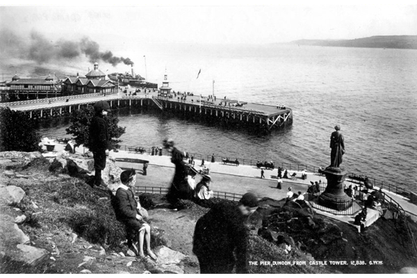 The Pier, Dunoon from Castle Tower by George Washington Wilson (1823-1893) - Bromide print on paper - WL68 - © McLean Museum and Art Gallery, Greenock