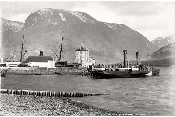 Ben Nevis from Corpach by George Washington Wilson (1823-1893) - Bromide print on paper - P38 - © McLean Museum and Art Gallery, Greenock