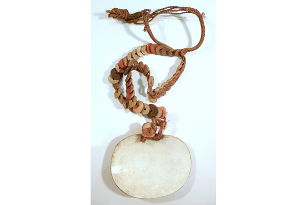 Nineteenth century shell and fibre necklace from Papua New Guinea collected by David M. Ballantine (1868-1909) - 1981.504 -  © McLean Museum and Art Gallery, Greenock.