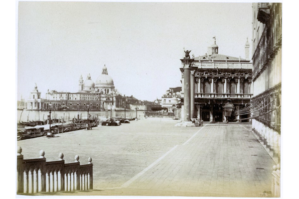 Piazzetta e Molo di San Marco, Venice by Carlo Naya (1816-1882) - Albumen print on paper - 13 x 17.7 cm - 2017.134.3 - © McLean Museum and Art Gallery, Greenock