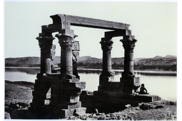 The Temple of Wady Kardassy, Nubia by Francis Frith (1822-1898) - Albumen print on paper - 1857 - 16.2 x 23.4 cm  - 2017.140.7 - © McLean Museum and Art Gallery, Greenock