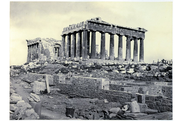 The Parthenon, Athens from the East by Francis Frith (1822-1898) - Albumen print on paper - 15.2 x 20.8 cm - 1860 - 2017.139.1 - © McLean Museum and Art Gallery, Greenock