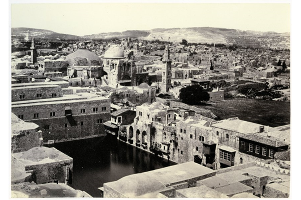 The Pool of Hezekiah, Jerusalem by Francis Frith (1822-1898) - Albumen print on paper - 15.9 x 22.8 cm - 1857 - 2017.140.12 - © McLean Museum and Art Gallery, Greenock