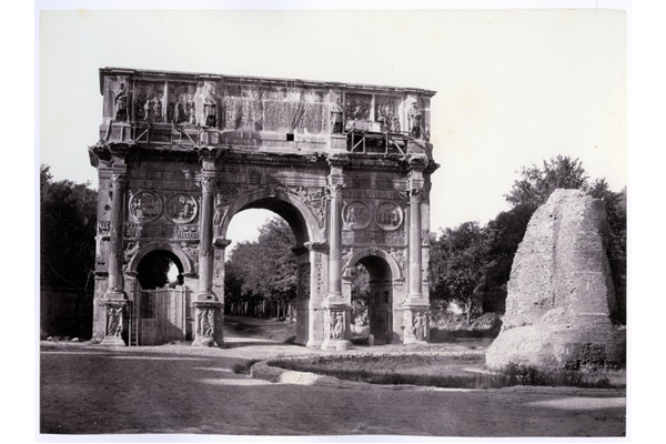 The Arch of Constantine, Rome by Francis Frith (1822-1898) - Albumen print on paper - 17 x 23.7 cm - c. 1860 - 2017.138.1 - © McLean Museum and Art Gallery, Greenock