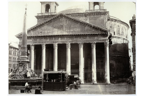 The Pantheon, Rome by Francis Frith (1822-1898) - Albumen print on paper - 17 x 23.7 cm - c. 1860 - 2017.138.2 - © McLean Museum and Art Gallery, Greenock