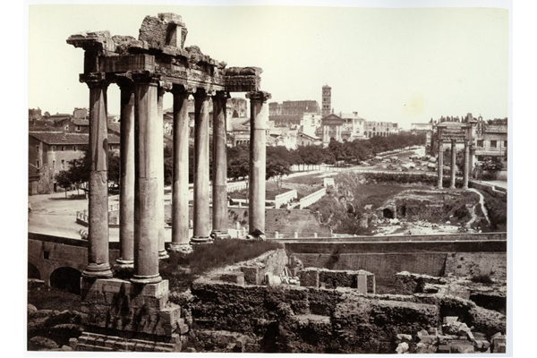 The Roman Forum by Francis Frith (1822-1898) - Albumen print on paper - 17.2 x 23.7 cm - 1860 - 2017.138.4 - © McLean Museum and Art Gallery, Greenock