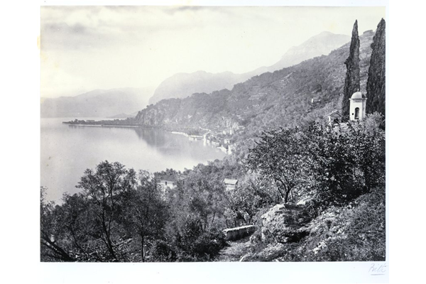 Promontory of Menaggio, Lake Como by Francis Frith (1822-1898) - Albumen print on paper - 15.5 x 20.9 cm - 15.5 x 20.9 cm - © McLean Museum and Art Gallery, Greenock