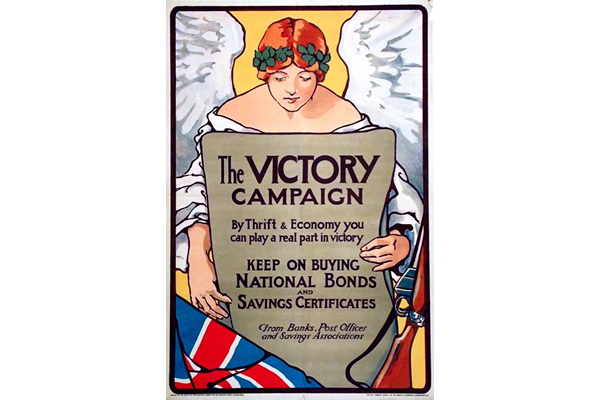 The Victory Campaign - Lithograph poster issued by the Scottish War Savings Committee in 1919 - 1996.100.106 - © McLean museum and Art Gallery, Greenock