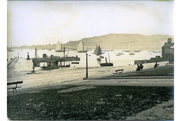 The Pier Head, Gourock in 1880. - Photograph on paper - P106.1 - © McLean Museum and Art Gallery, Greenock