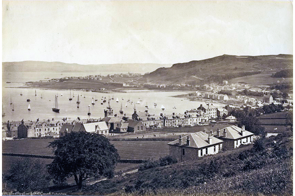 East Bay from the Hill, Gourock in 1890. - Photograph on paper by Samuel Poulton (1819-1898) - P111 - © McLean Museum and Art Gallery, Greenock