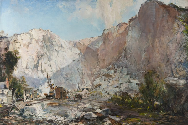 The Quarry, Furnace by Archibald Kay (1860-1935) - Oil on canvas - 125 x 183 cm - 1925-1930 - 1977.913 ©McLean Museum and Art Gallery, Greenock.