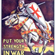 First World War propaganda poster 'Put Your Strength in War Bonds' published by the Scottish War Savings Committee in 1918. - 1996.100.89 ©McLean Museum and Art Gallery, Greenock.