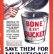 First World War propaganda poster 'Bone and Fat Bucket', published by the Domestic Savings Committee - 1996.100.129 ©McLean Museum and Art Gallery, Greenock. 