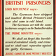 First World War propaganda poster 'German Cruelty to British Prisoners', published by the Parliamentary Recruiting Committee in 1915. - 1996.100.208 ©McLean Museum and Art Gallery, Greenock.