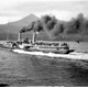 PS IVANHOE leaving Brodick, Arran - Photographed by George Washington Wilson (1823-1893) - Bromide print on paper - P1100  © McLean Museum and Art Gallery, Greenock