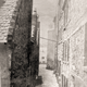 This image shows a view of Drummer's Close from Dalrymple Street, Greenock. Drummer's Close was one of the few old streets to survive the 1877 improvement. - Photographer unknown - Bromide print on paper - P4072 - © McLean Museum and Art Gallery, Greenock