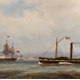 The Tug Conqueror by William Clark (1803-1883) - Oil on canvas - 58.5 x 89 cm - 1840s - 1977.710 ©McLean Museum and Art Gallery, Greenock. 