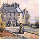 The Old Mansion House, Greenock - Watercolour on paper - 21.3 x 17.3 cm - 1885 - 1977.758 ©McLean Museum and Art Gallery, Greenock. This work was conserved with the generous assistance of the Scottish Museums Council.