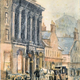 The Clydesdale Bank, Hamilton Street, Greenock - Watercolour on paper - 21.2 x 14.8 cm - 1977.767 ©McLean Museum and Art Gallery, Greenock. This work was conserved with the generous assistance of the Scottish Museums Council.