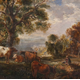 October Pastoral by John Fleming (1792-1845) - Oil on board - 17.3 x 23.2 cm - 1977.814 - © McLean Museum and Art Gallery, Greenock.