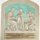 Plaster bas-relief plaque by George Mossman (1823 -1863), of James Brown LL.D., Master of Greenock Grammar School, and a group of pupils including Norman Macbeth, James Fraser Paton and William T. Johnston. - 1978.271  - © McLean Museum and Art Gallery, Greenock.