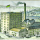 Colour lithograph print, dated 1887, showing Brewer's Sugar Manufactory, Greenock. - 2007.29 - © McLean Museum and Art Gallery, Greenock