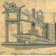 Engineering drawings of the side lever engine from HMS Sphinx built by Caird & Co., Greenock.  HMS Sphinx was a wooden paddle sloop launched in 1846 and broken up in 1881. - 2007.15 - © McLean Museum and Art Gallery, Greenock