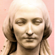 Bust of Elizabeth McArthur Caird by Raffaelle Monti (1818-1881). - This sculpture was commissioned by Elizabeth McArthur Caird the wife of James T. Caird as one of a pair of busts of themselves to mark the 40th birthday of James T. Caird (1816-1888). - 1978.238 - © McLean Museum and Art Gallery, Greenock