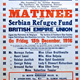 Theatre poster for the Serbian Refugee Fund concert held at the Lyric Theatre, London on 15 December 1916 - 1996.100.292 - © McLean Museum and Art Gallery, Greenock