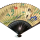 19th century Japanese fan made from wood, lacquer, paper and paint. - 1981.41 - © McLean Museum and Art Gallery, Greenock