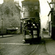 The corner of Scarlow Street and Fore Street, Port Glasgow looking West, showing a double-decker tramcar. - 2009.98.18 - © McLean Museum and Art Gallery, Greenock